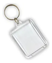 Comprar Llaveros Acrilicos Transparente X100 Por Mayor 3.5x4.5cm