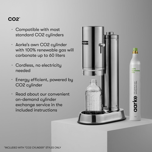 Aarke Carbonator Pro, Máquina De Agua Con Gas Negra