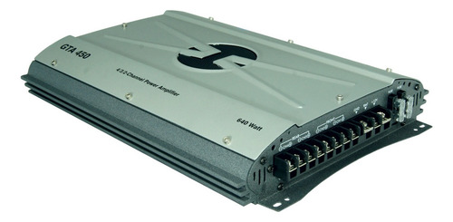 Módulo amplificador plateado Blaupunkt Gta 450 de 4 canales y 640 W