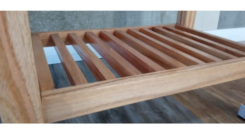 Imagen 8 de 8 de Vanitory 62 X 38 Cm Con Estante Deck Paraiso Y Bacha Blanca