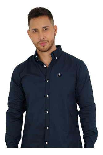 Camisa Penguin Hombre Navy Opwb1101-413.op 413