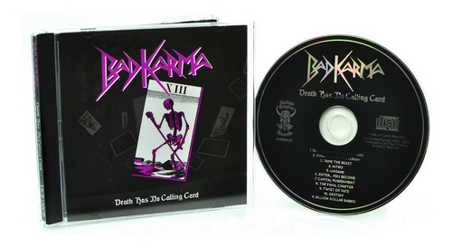 Bad Karma - Death Has No Calling Card Cd Nuevo!!