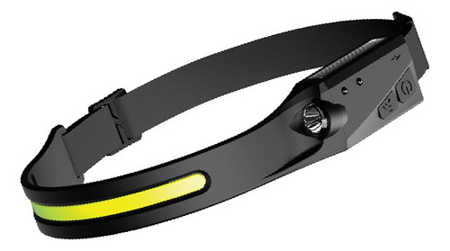 Linterna Frontal Led Recargable Por Usb Con Sensor De Movimi