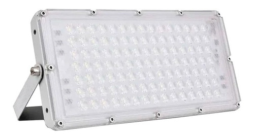 Lámpara Reflector Exterior Led Blanco Bajo Consumo 50w Calle