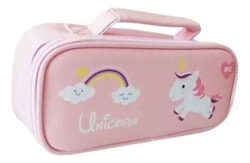 Estuche Escolar Unicornio Kawaii Cartuchera Niñas 