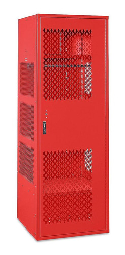 Locker Con Puerta - S/ensamb, 61x61cm, Rojo - Uline