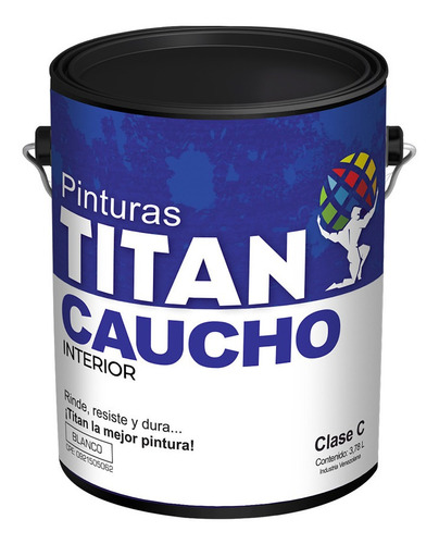 Pintura Caucho Manpica Mate Titan Galón 