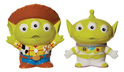 Salero Y Pimentero Toy Story Aliens, Buzz Y Woody, Enesco