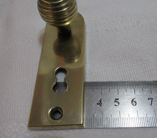 Antiguo Tirador Con Bocallave Bronce Industria Argentina (Usado)
