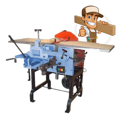 Maquina Combinada Carpintería Madera 6 Funciones 2 Hp Kld