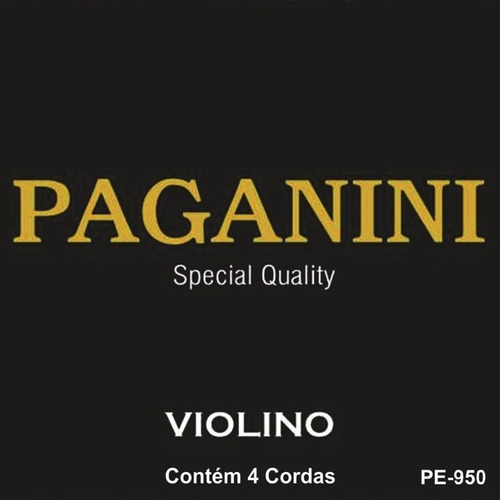 Imagem 4 de 4 de Encordoamento Violino Paganini Promoção! Oferta!