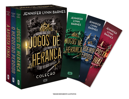 Livro Box Jogos De Herança + Brindes (marcadores)