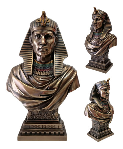 Escultura Busto De Faraón Egipcio Ramses Original Veronese 