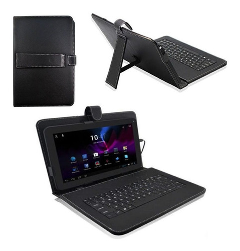 10,1 Pulgadas Android Tablet Pc Funda De Cuero Cubierta Usb