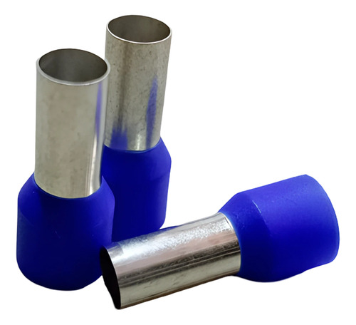 100pzs Terminal Eléctrica Tipo Ferrul, Punta O Tubular Para Calibre 6awg O 5,8mm2 de diámetro, Color Azul Weidmuller Conexel 9019260000
