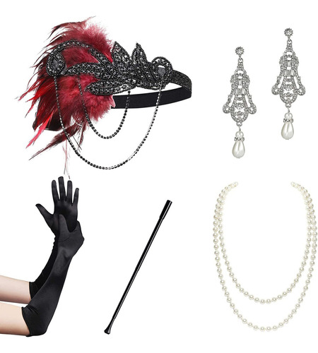 Babeyond 1920s Accesorios Flapper Disfraz 5 En 1 1920s Disfr