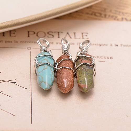 Collar Con Colgante De Chakra Curativo Con Punta De Cristal