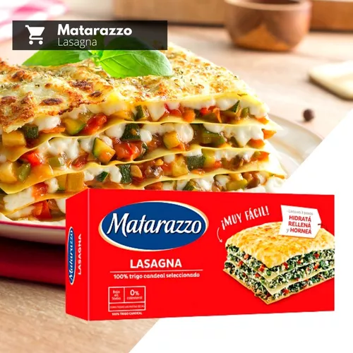 presión entrada oficial Lasagna Matarazzo 500g | POSTA