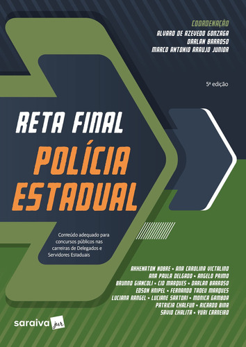 Reta Final - Policia Estadual - 5ª Edição 2022, De Alvaro De Azevedo. Editora Saraiva Jur Em Português