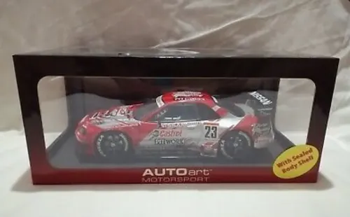 Nissan Skyline R34 Gtr Jgtc Castrol Pitwork #23 Autoart 1:18