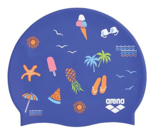 Gorra De Natación Arena Print 2 Silicona Adulto 2020