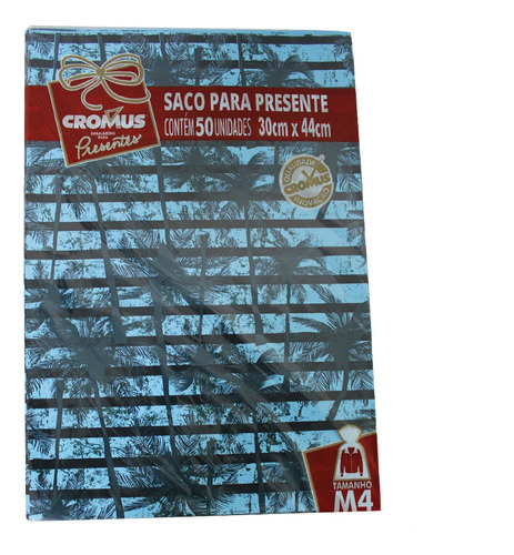 Sacos Para Presente Cromus 30x44 Califórnia Com 50