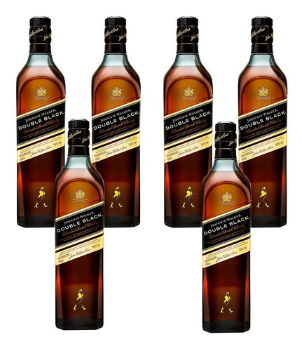 Whisky Johnnie Walker Double Black  750ml (6pack)