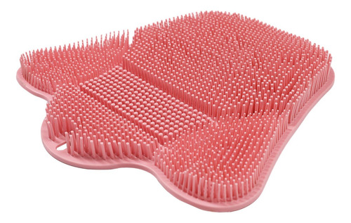 Frotador De Espalda Y Pies Para Ducha, Almohadilla De Rosa