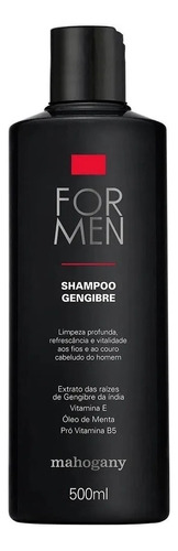 Shampoo Gengibre For Men 500ml Mahogany 