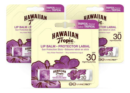 Hawaiian Tropic Balsamo Labial Protector Solar Spf 30, Sabor