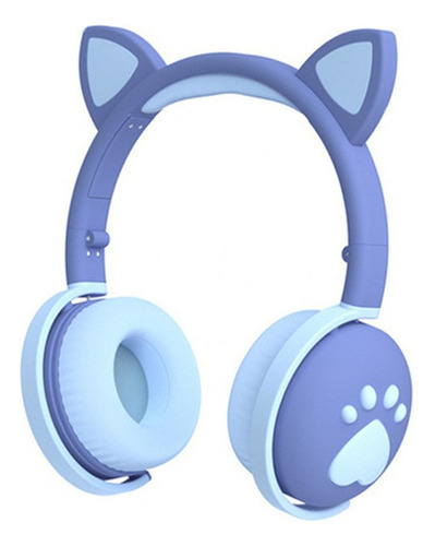 Auricular Bluetooth Micrófono Con Oreja De Gato