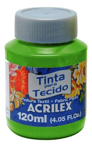 Tinta Para Tecido 120ml Ref 510 Verde Folha Acrilex