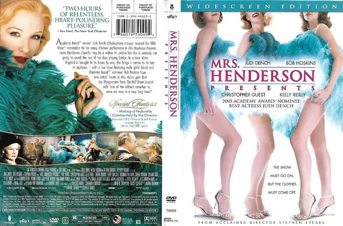 Mrs. Henderson Presenta Dvd Bob Hoskins Judi Dench (Usado)