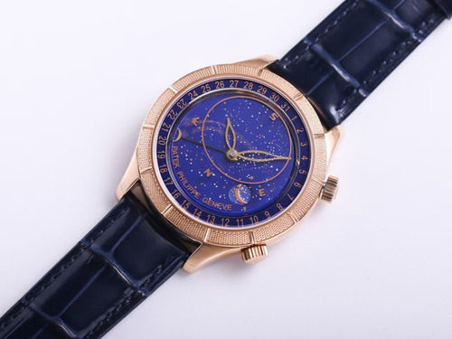 Patek Philippe Celestial Rose Gold Con Esfera Azul 44mm