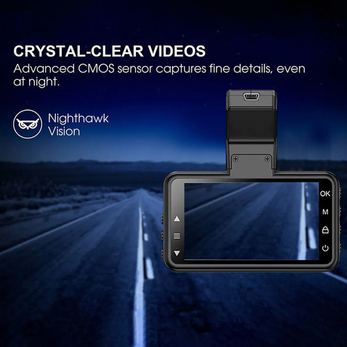 Cámara De Coche Y Dash Cam 1080p, 3 Pulgadas, Mini Pantalla,