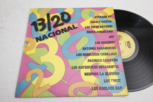 Vinilo 13/20 Nacional 1991 Attaque Charly Adolfos Rap Twist | Mercado Libre