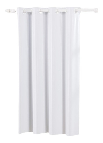 Cortina Corta Luz Veda Janela Porta 1,40x1,60 Blackout Pvc Cor Branco