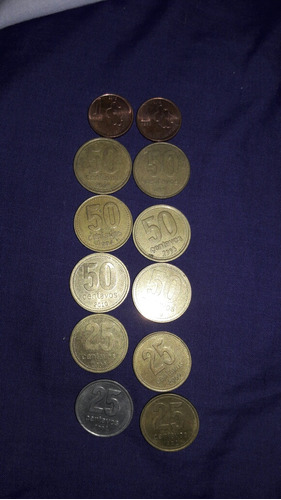 Venta De Monedas De $1 .. 25 Centavos Y 50 Centavos! 