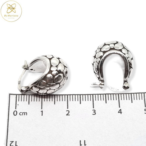 Imagen 5 de 6 de Aros Plata Inflada
