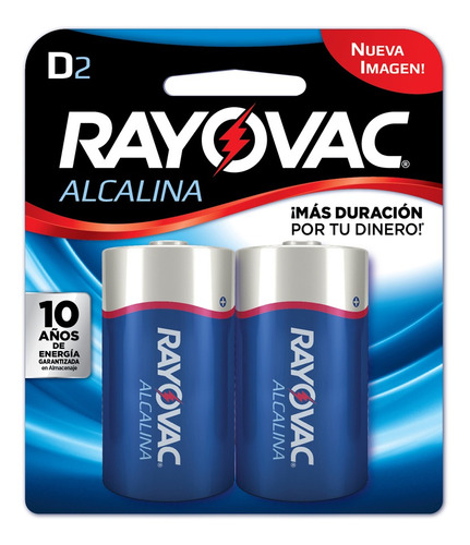 Pila Alcalina Rayovac D 2 Unidades / Superstore