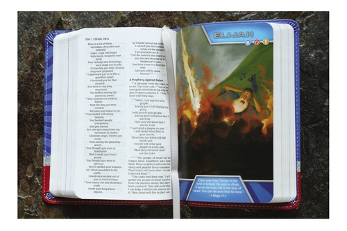 Holy Bible New International Version Super Heroes Backpack