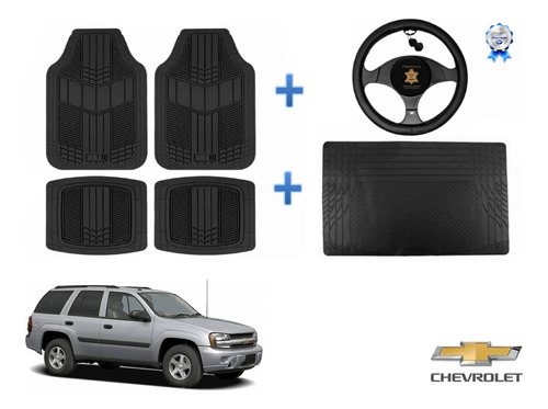 Tapetes 4pz + Cajuela + Volante Chev Trailblazer 2002 - 2010