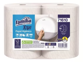 Papel Higienico Xtra 1 Blanco X4 Familia Tork