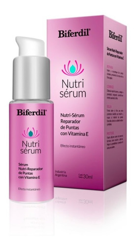 Serum Reparador De Puntas Biferdil Nutri Serum C/ Vitamina E