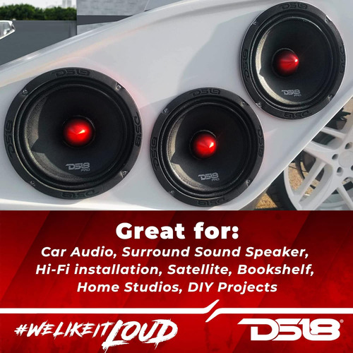 Altavoz Ds18 Pro-x6.4bm, 6,5'', 500w Max, 250w Rms, 4ohm, X1