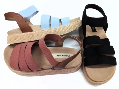 Sandalias elastizadas new arrivals