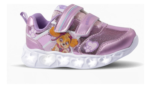 Zapatilla Paw Patrol Skye Lila Con Luz A Pisar Footy Oficial