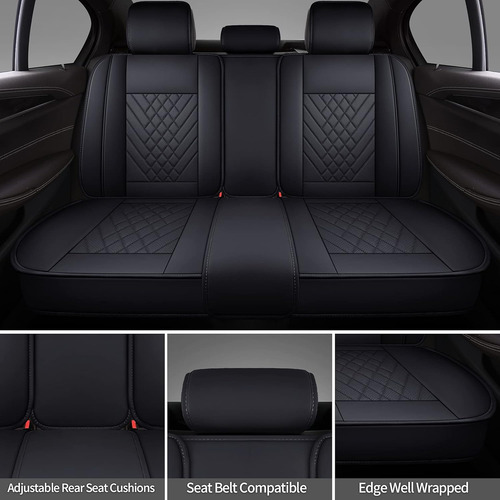 Fundas Para Asientos De Automóvil: Cuero Pu De Primera 6416