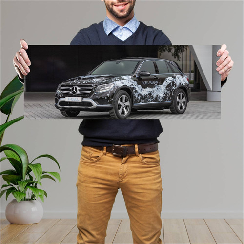 Cuadro 30x80cm Auto 2016 Mercedes Benz Glc F Cel 694