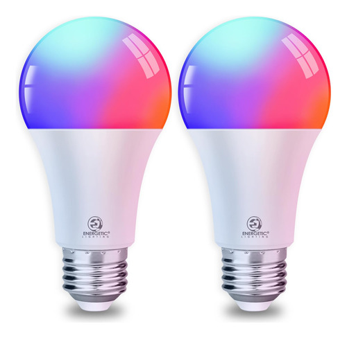 Energetic Bombilla Led Inteligente, Cambio De Color, Bombill